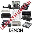 Ultimate DENON repair and service manuals (PDFs on DVD)