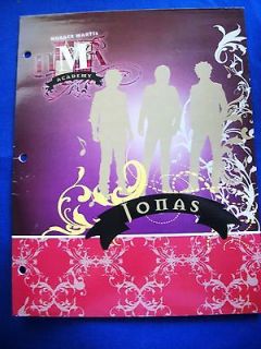 Back to School folder Jonas Brothers 2 pockets 3 holes for trapper 