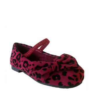 Girls Toddler Baby Cheetah Mary Jane Ballet Flats Shoes