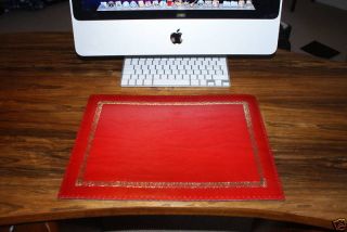 Luxury Hand Made Leather Desk Pad / Mat   Style No.5