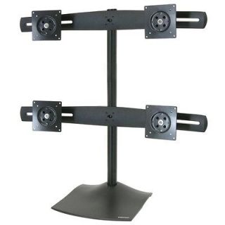   Ergotron DS100 Quad Monitor Desk Stand   Up to 124lb   Up to 24 in