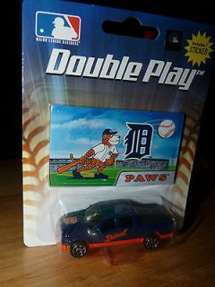 New Detroit Tigers 2007 Upper Deck Tiger Pickup Truck and PAWS sticker 