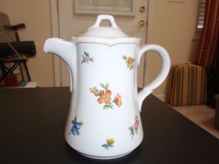 Bauscher Weide​n Porcelain Floral Tea Pot   Hallmarked