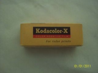 Vintage NIB Kodak KODACOLOR X CX 120 Color Negative Film Unused Sealed