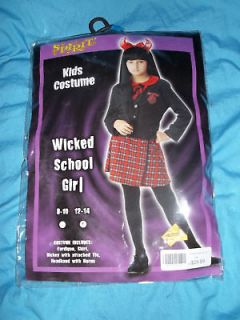   Costume   Wicked School Girl   Size 12   14 Girls   Halloween   NEW