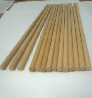 10 WOODEN DOWEL RODS 3MM DIAMETER FOR CRAFT AND MANY OTHER USES