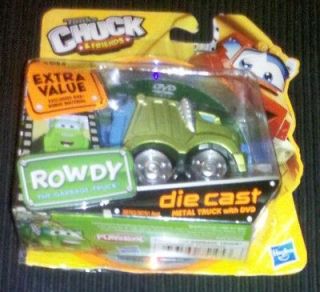   Chuck & Friends Rowdy the Garbage truck die cast metal w/ bonus dvd