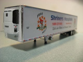 DCP TANDEM AXLE REEFER TRAILER ONLY 1/64 #2
