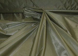 New 65 Olive Green Calendered Ripstop Nylon Fabric WR
