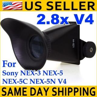 8X 3 LCD viewfinder magnifer extender for Sony NEX 3 NEX 5 NEX 5C 