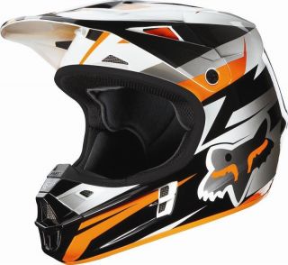   FOX RACING V1 COSTA Helmet ORANGE 02823 ALL SIZES Motocross Dirt Bike