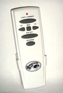Hampton Bay Wireless Remote Control with Reverse and Hampton Bay Logo