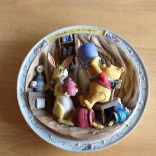Rumbly In My Tumbly Winnie The Pooh Plate Bradford Exchange