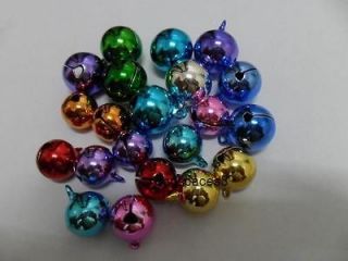   Big copper jingle bells beads Xmas charms pend Pet Dog Collar 14MM