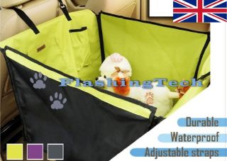 WATER PROOF DOG CAT PET CAR PROTECTOR SINGLE BACK SEAT ENCLOSURE NEW 