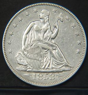 1853 silver dollar in Half Dollars