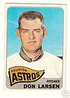 1965 Topps #389 Don Larsen NM or Better Astros