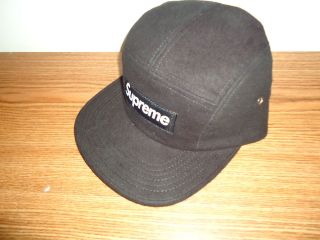   2011 FW MOLESKIN BOX LOGO CAMP CAP HAT 5 PANEL LEOPARD SAFARI DONEGAL