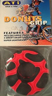 ATI Zarockas Handlebar Grip Donuts a pair for Old School BMX Bike Red 