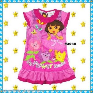 Dora The Explorer Dress Girls age 3 4 4 5 6 7 8 9 years Party Fashion 