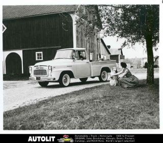 1959 International B110 Pickup Truck Factory Photograph