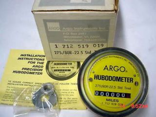 Argo Hubodometer 275/80R22.5 Tires 519 Revs Per Mile