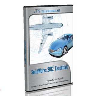 SolidWorks 2012 Video Tutorials DVD (/onli​ne also)