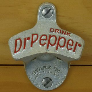 DR PEPPER Starr Wall Mount Stationary Bottle Opener NEW