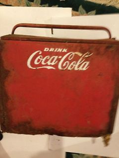 VINTAGE 1950S (?) COCA COLA COOLER BY CAVALIER CORP. ANTIQUE COKE 