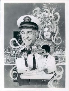 1977 Composite Drawing of Cast of 1970s Hit TV Series The Love Boat 