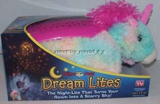 NEW Pillow Pets Dream Lites Rainbow Unicorn