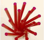 300 Fat Long Drinking Straw 10 RED Giant Hole for Frozen Drink 