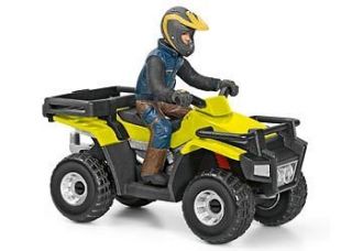 Quad with Driver Schleich toy figure NEW * Farm Life Accessories 