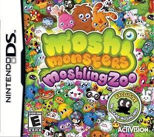 ds game moshi monsters moshling zoo,for ds,ds lite,dsi,dsixl,game card 