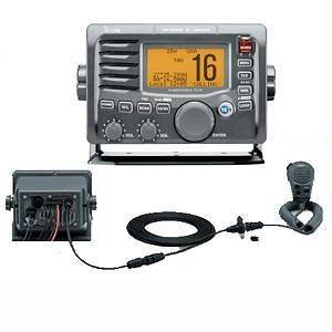 Icom M504 Gray VHF   Rear Mic Version Class D DSC