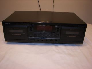 Denon DRW585 Stereo Dual Cassette Deck Tape Player Recorder
