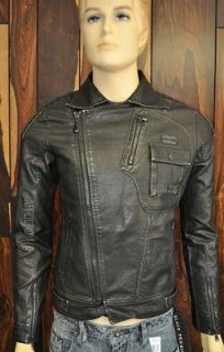 New AFFLICTION BLACK PREMIUM Rebel Rouser MENS LEATHER MOTORCYCLE 