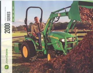 John Deere Brochure   2000 Series Utility Tractors 2520 Cover   2305 