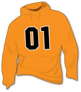 Dukes of Hazzard Retro Hoodie   General Lee Dodge Charger American 
