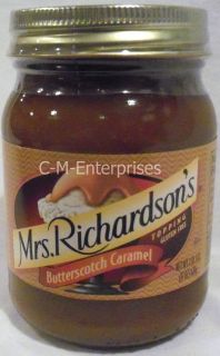 Mrs Richardsons Butterscotch Caramel 17 oz jar