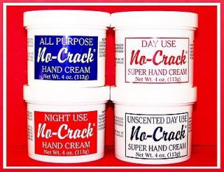 Dumont NO CRACK Hand Cream 4 VARIETY Set Day Night Unscented All Purp 