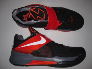 Mens Nike Zoom KD IV shoes sneakers new 473679 005 Kevin Durant Black