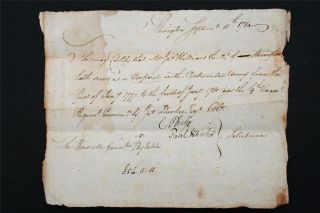 1780 Rev War service for Corporal Hilliard in Col. John Durkee Regt