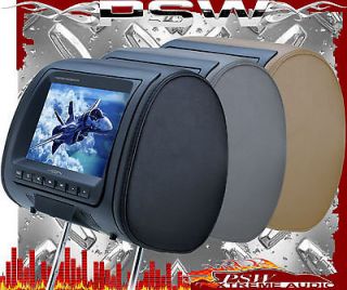   BOSS 8 Inch Widescreen TFT Headrest Monitor with DVD & Dual Channel IR