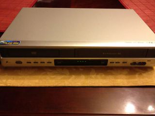   313 VHS VCR and Progressive Scan DVD Player Combo, Plays DVDs And VHS