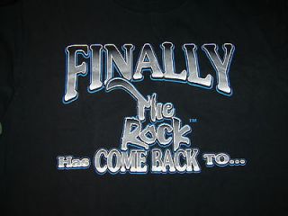 the rock shirt wwf in Sports Mem, Cards & Fan Shop