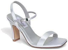 NEW DYEABLES SHOES CHABLIS WHITE SATIN BRIDAL PROM WEDDING HEELS PUMP 