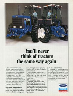1989 Ford New Holland Versatile 276 Bidirectional Farm Tractor Ad