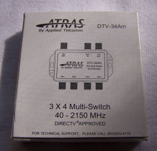 3x4 multiswitch in Satellite Signal Multiswitches