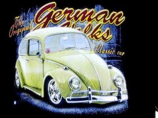 VW German volks Beetle Poncho T Shirt VWG023B VWG023W